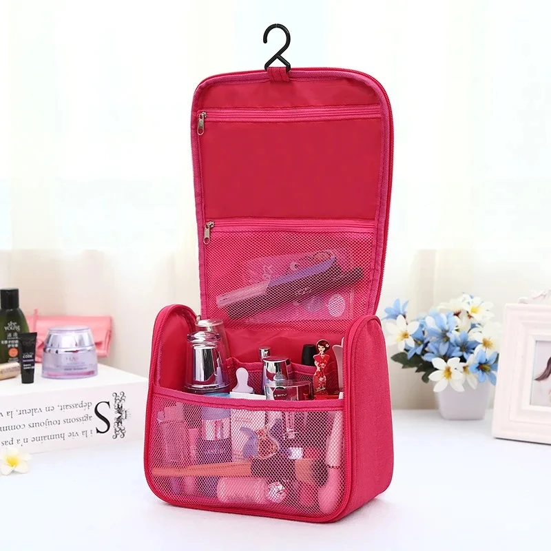 NEW High Quality Women Makeup Bags Travel Cosmetic Bag Toiletries Organizer Waterproof Storage Neceser Hanging Bathroom Wash Bag 3