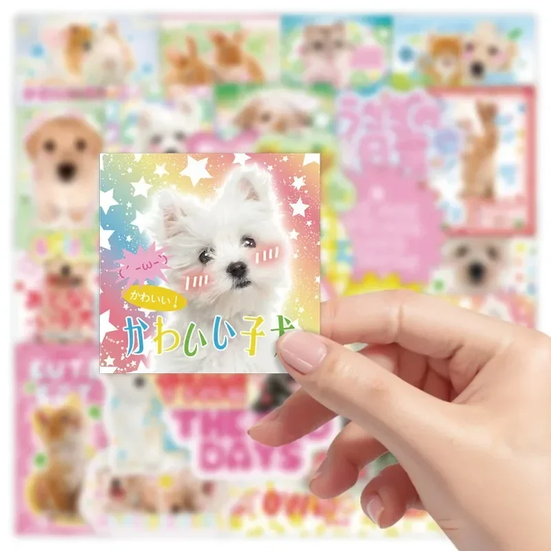 40 pz/set Retro Kawaii Cartoon Scrapbook Journaling Sticker FAI DA TE Decor Cassa Del Telefono Da Parete Del Computer Portatile Guitat Adesivo Studente Regalo Per Bambini - immagine 4