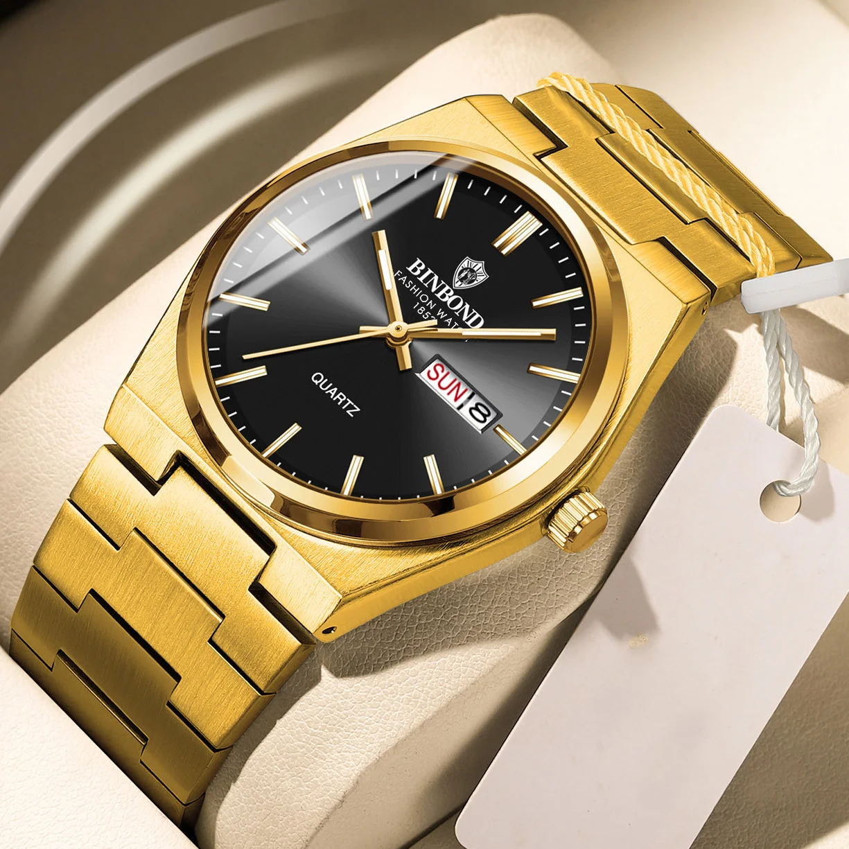 

Luxury Watch for Man Elegant Date Week Waterproof Luminous Men Watch Quartz Stainless Steel Sports Men's Watches Reloj Clock
