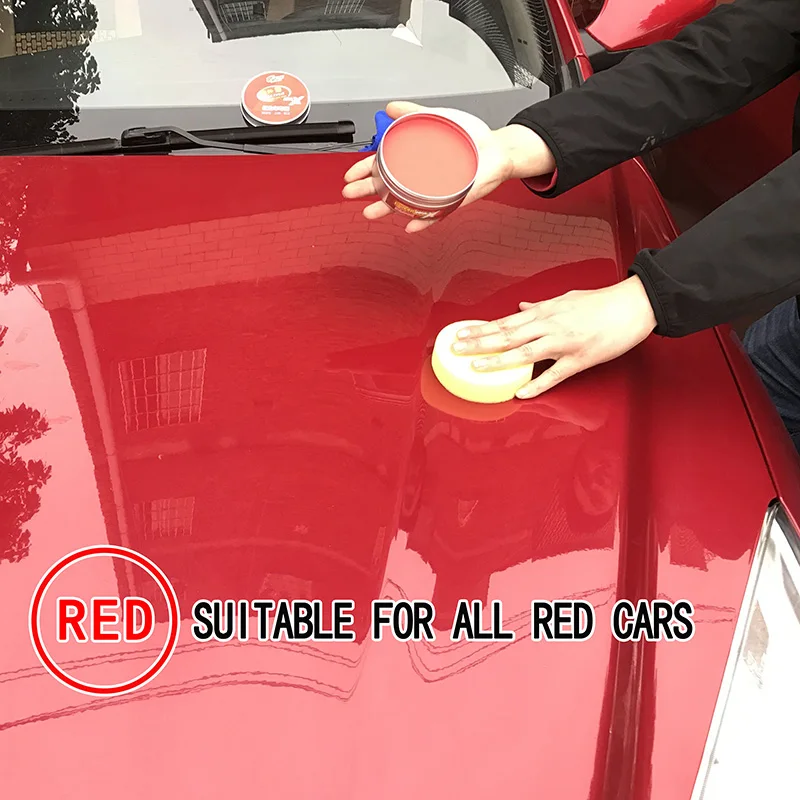 Car Wax Red Car Special Hand Waxing Polishing Crystal Plated Wash Maintenance Glazing