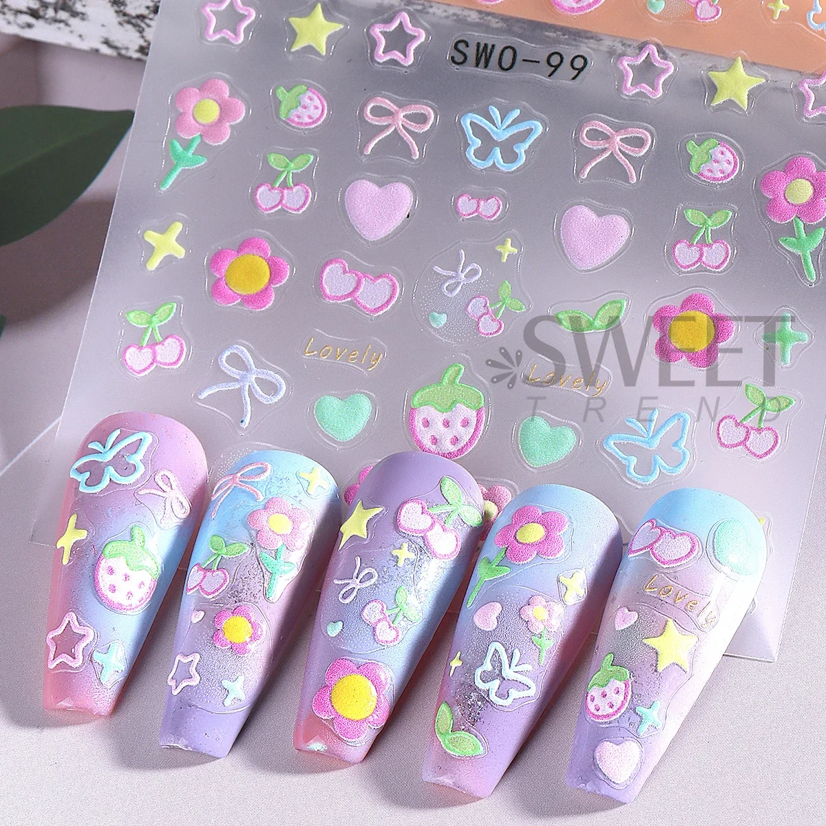 3D Nail Art Sticker Set 6