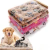 Soft Fluffy Quality Pet Blanket Cute Cartoon Pet Mat Warm and Comfortable Blanket for Cats and Dogs 2