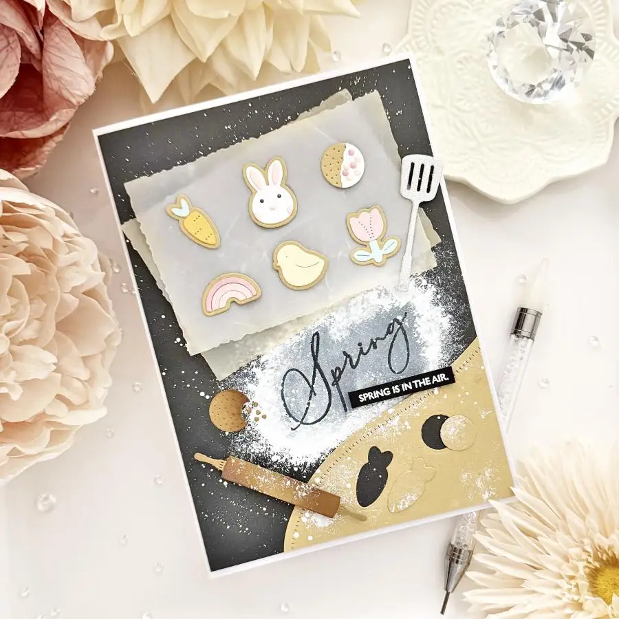 페이퍼트레이 잉크 쿠키 스왑 스프링 메탈 커팅 다이 스탬프 스텐실 핫 포일 DIY 스크랩북킹 다이어리 핸드메이드 2026년 3월 신제품