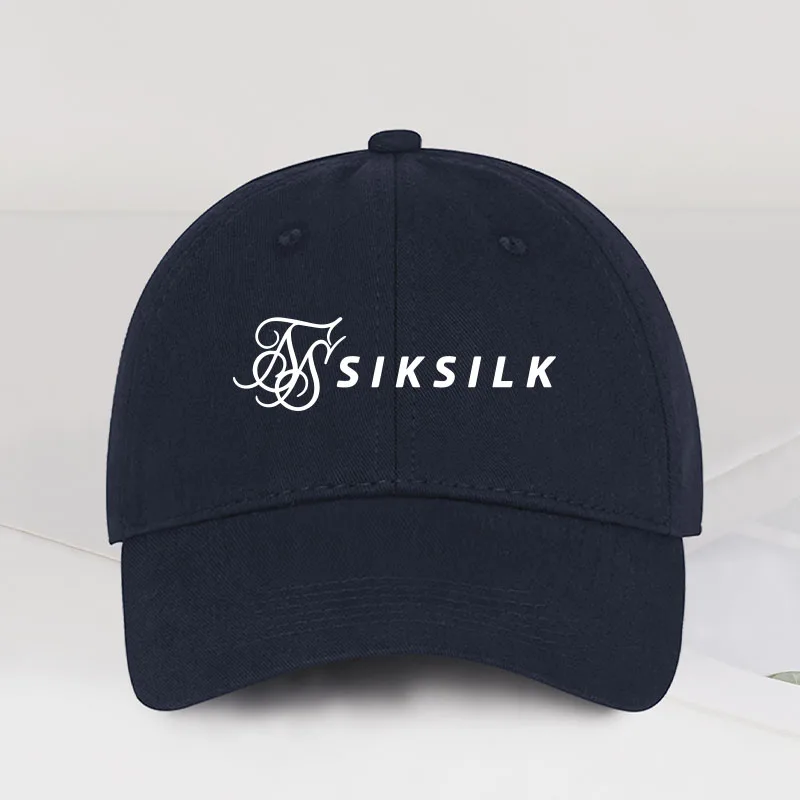 MLFO “SIKSILK” 프린트 소프트탑 야구 모자 가볍고 통기성이 좋으며 조절 가능한 유니섹스 일상복 패션 아이템