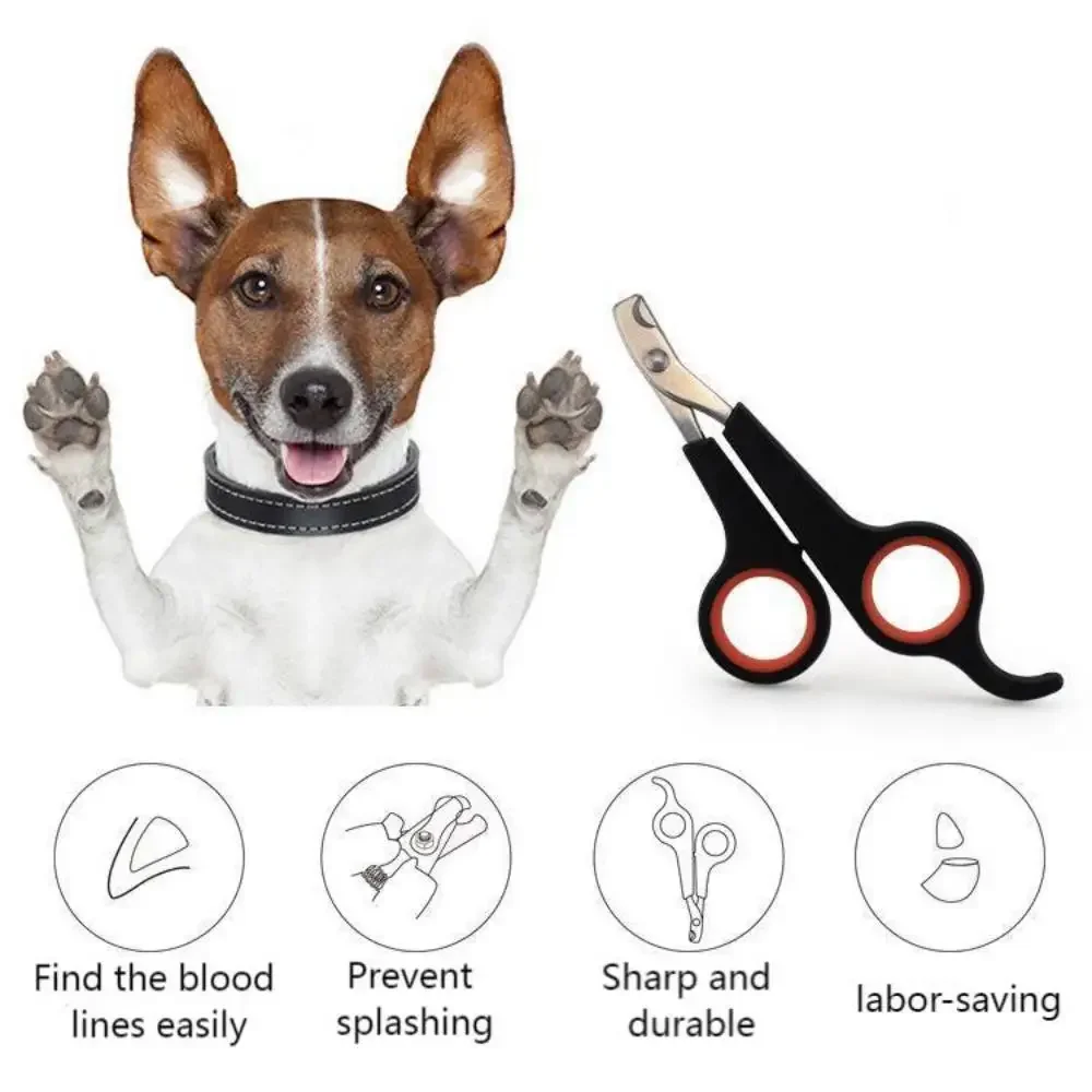Stainless Steel Pet Nail Clippers Dog Cat Claw Toe Trimmer Clipper Rabbit Toenail Sharp Durable Pet Nail Scissor Grooming Tools