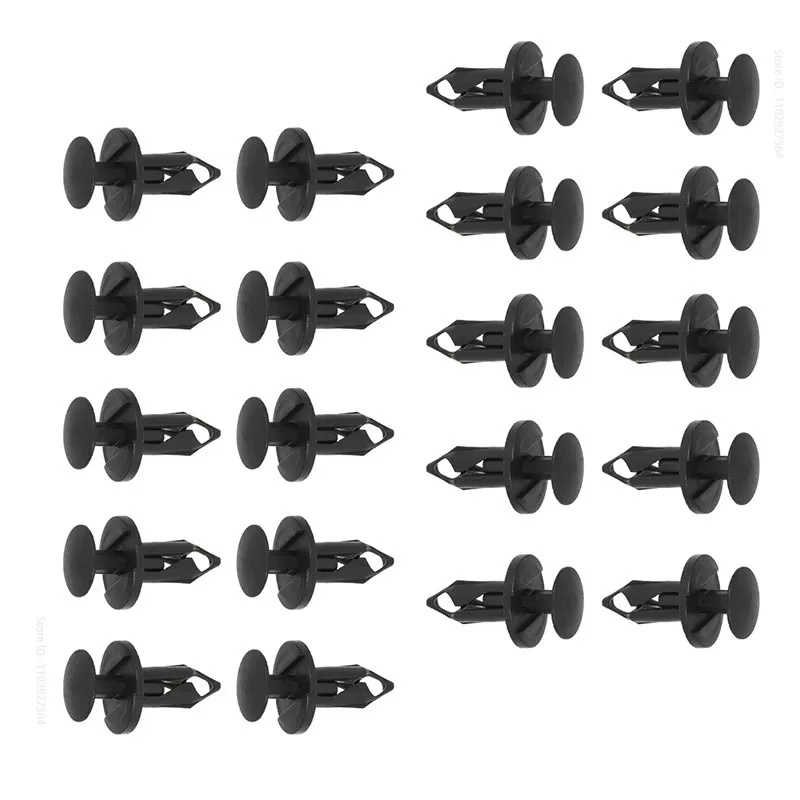 Car Retainer Clips ZFOUEK 190pcs Car Retainer Clips 6 Size Plastic Fasteners Kit Auto Trim Panel Clip Mixed Car Body Bumper Rivet Set