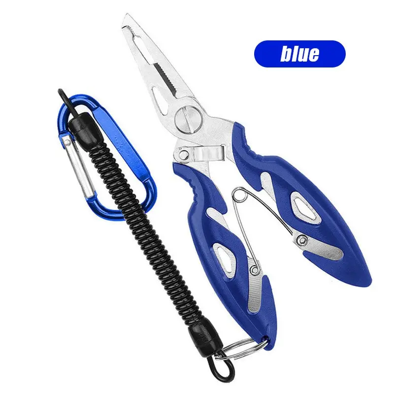 Blue with rope