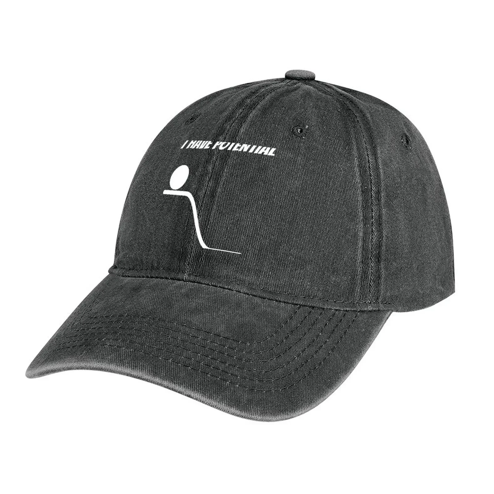 

I Have Potential - funny physics joke Cowboy Hat Trucker Cap Icon Women's Men's