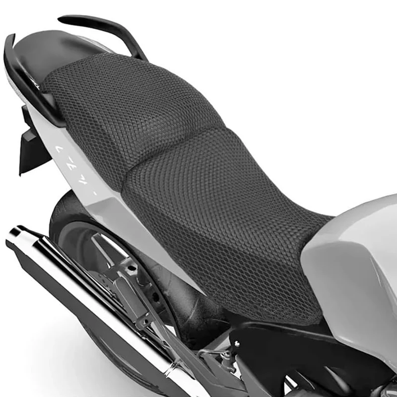 Honeycomb Mesh Motorcycle Seat Cover and Insulation Cushion Protector