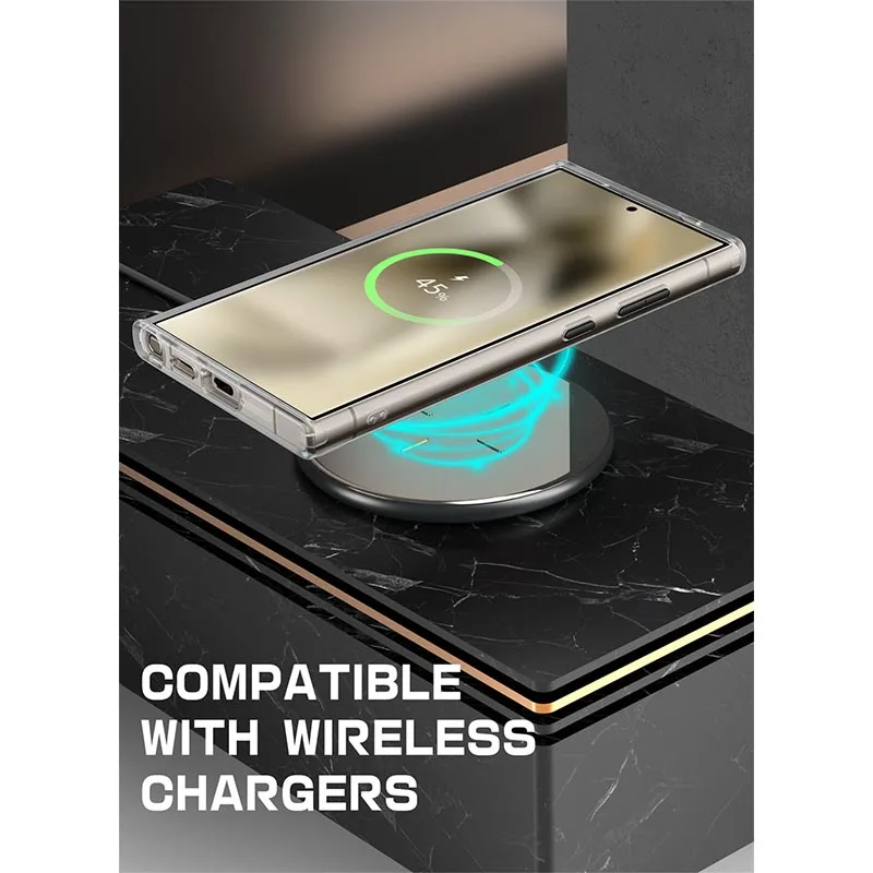 Premium Hybrid Protective Bumper Case with Clear Back for Samsung Galaxy S24 Ultra (2024 Release) by SUPCASE