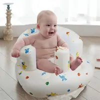 Babies 6-36 Months Inflatable Baby Seat Sofa,Built in Air Pump Children Baby Sofa,Bumbo Seat for Learning to Sit,Feeding,Camping 2