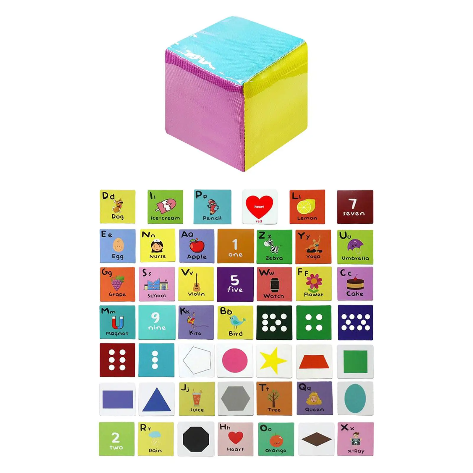 

Soft Game Dice Learning Activities Teaching Material Plush Cube Dice for Board Game Favor Children Entertainment Classroom