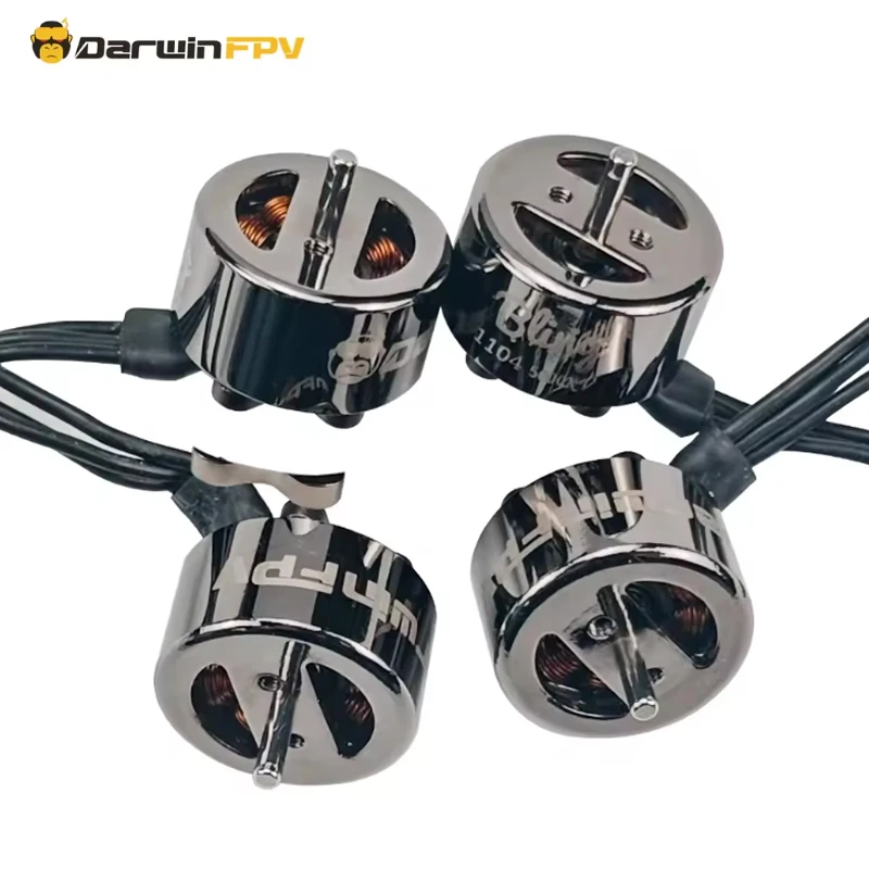 DarwinFPV 블링 시리즈 1104 5000KV 브러시리스 모터 (FPV 드론, FPV 레이싱, 멀티로터 부품 및 액세서리용)