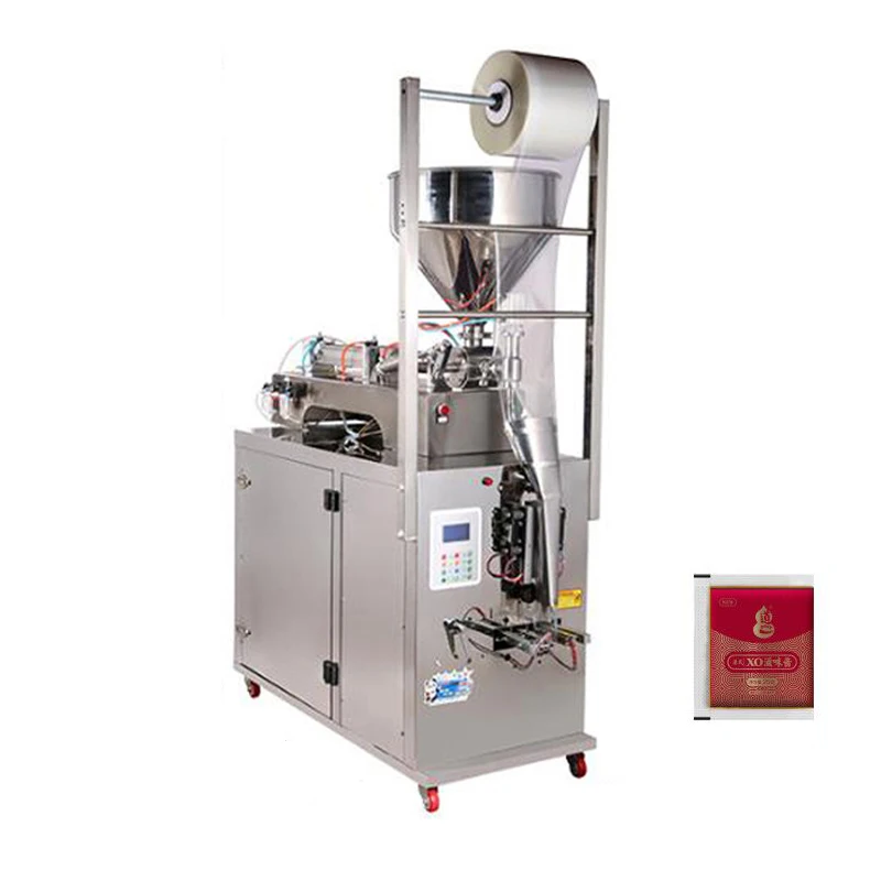 

Automatic Liquid Packaging Machine Soy Oil Jam Honey Chilli Paste Sachet Packing Catchup Tomato Sauce Filling Sealing Machine