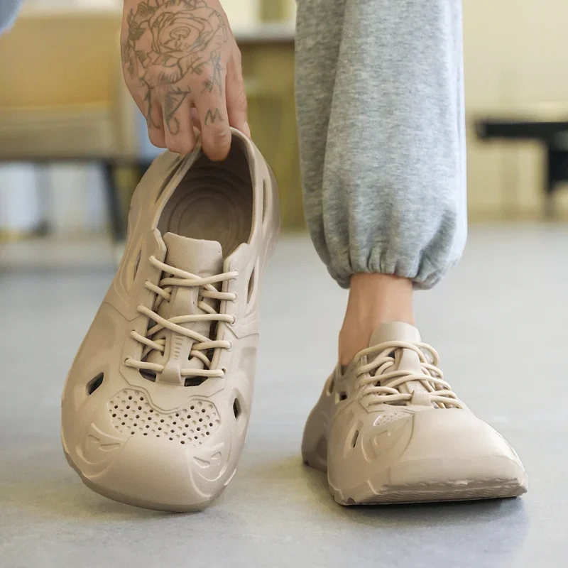 صنادل شاطئ إيفا خفيفة الوزن للرجال ، أحذية مريحة ،...