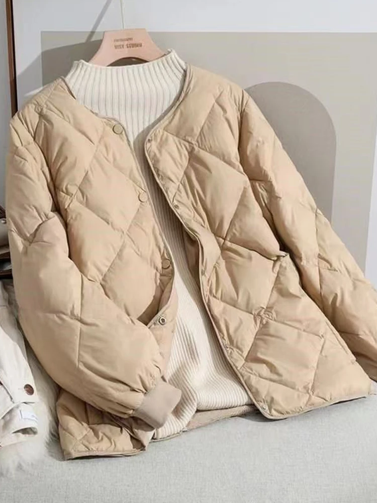 

Куртка женская хлопковая с подкладкой, модный легкий пиджак в Корейском стиле, Повседневная Свободная верхняя одежда на пуговицах, Осень-зима