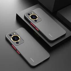 Elegant Hybrid Matte Protective Case - Premium Hard PC Back with Soft Silicone Shell for NOVA 10 PRO (Black)