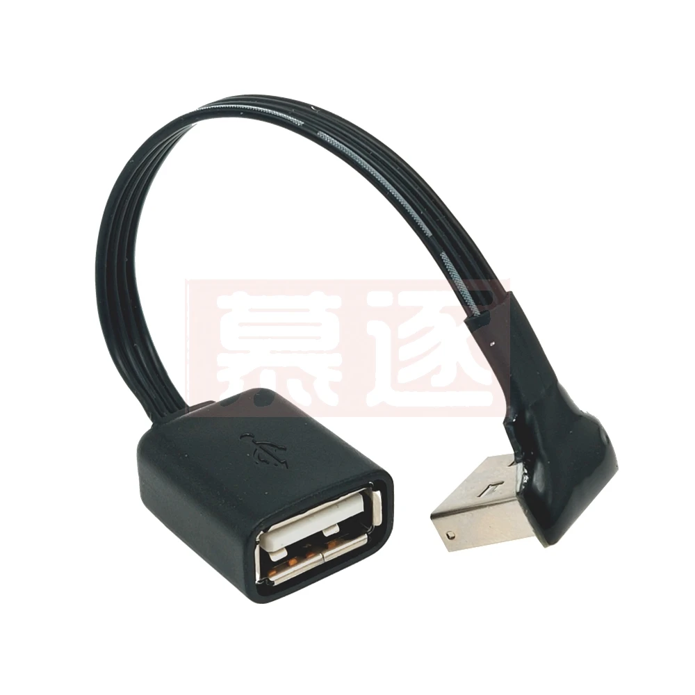 Adaptador de Silicone Macio Usb 2.0 Macho para Fêmea 90 Graus para Cima e para Baixo Cabo de Extensão do Cotovelo Esquerdo e Direito - Imagem 5