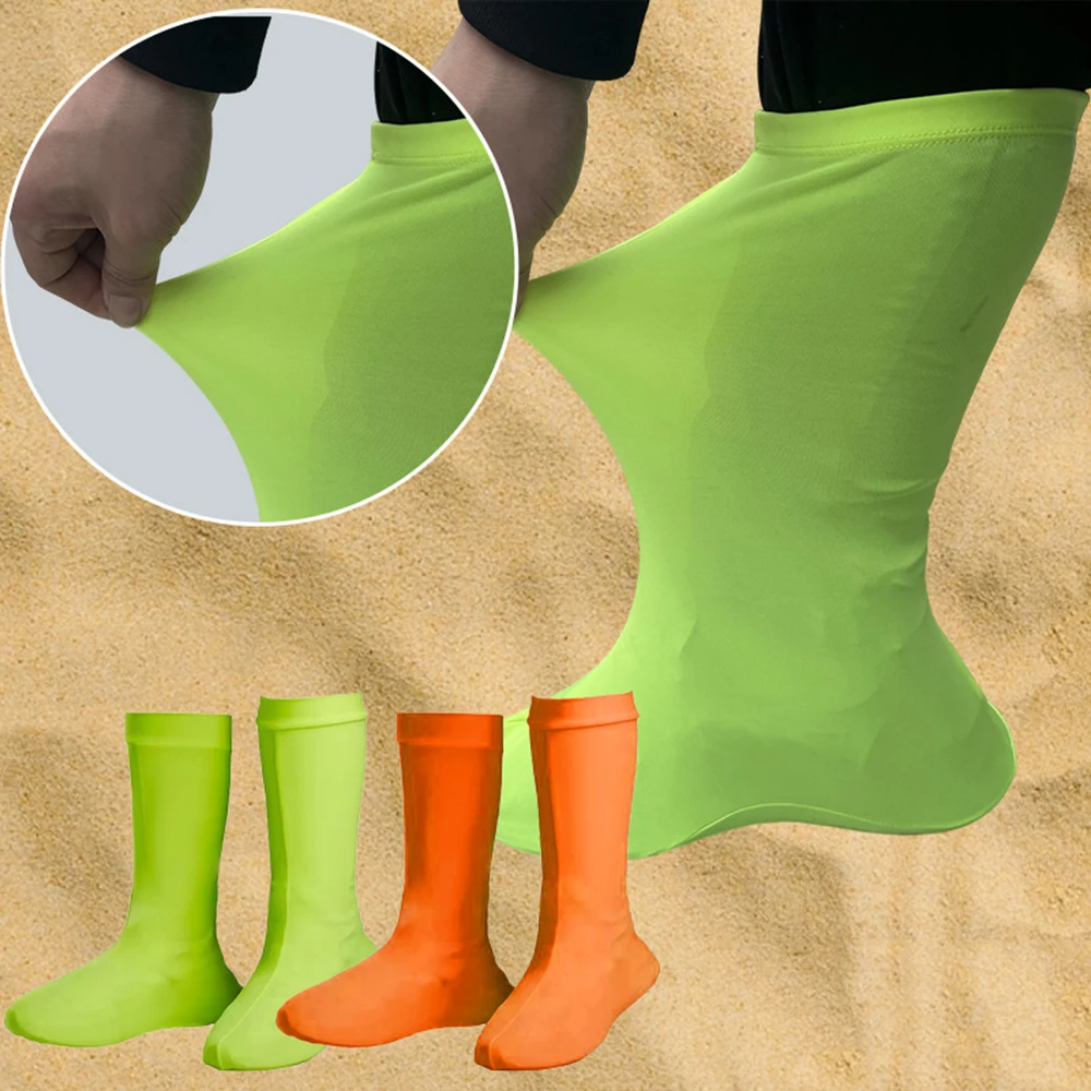 High Tube Shoe Cover High Elastic Outdoor Trekking Dust-proof desert Shoe Cover Anti-sand Anti-snow Hiking Long Accessories
