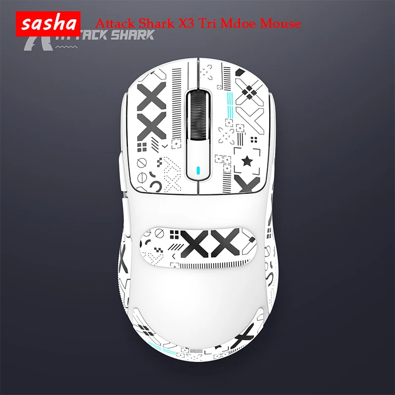 

Attack Shark X3 Tri Mdoe Mouse Bluetooth Wireless Gaming Mouse Paw3395 Accessory For Gamer Computer Pc Man Gaming Mice Gifts