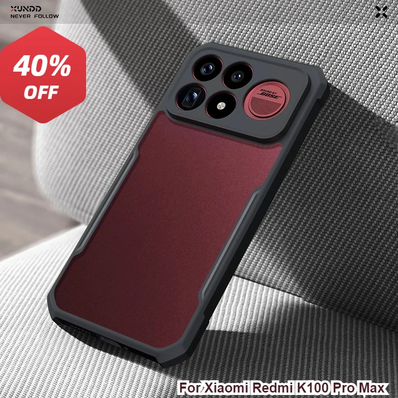 XUNDD Shockproof Matte Frosted Case with Laser Pattern and Camera Protection