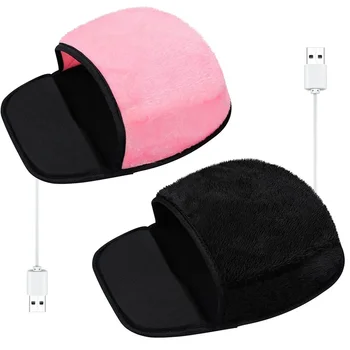 New USB Heated Mouse Pad Hand Warmer Treasure Winter Thickened Warm Mouse Cover Office Desktop Hand Warmer Pad