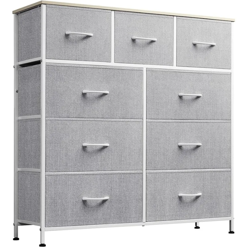 

Комод WLIVE с 9 ящиками, тканевая башня для хранения для спальни, прихожей, шкафа, строительный Органайзер