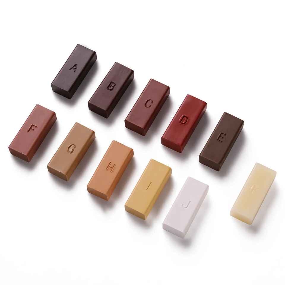 Kit Riparazione Pavimenti Laminato - 11 Blocchi Di Cera Colorati Con Strumenti Per Riparare Graffi E Danni - Foto 5