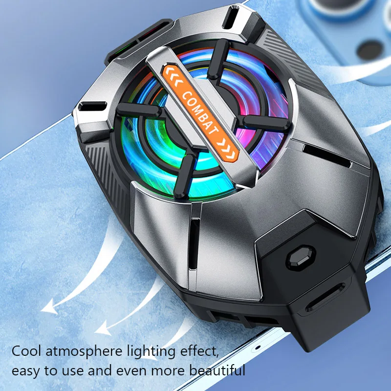 Back Clip Mobile Phone Cooler Quiet Three-speed Adjustable Mobile Phone Rapid Cooling Radiator Summer Heat Sink for Xiaomi Huawe