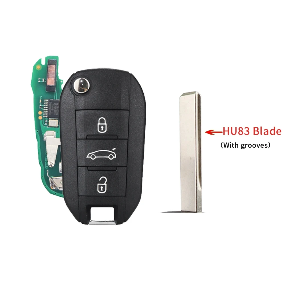 Carcasa De 2 Botones Para Peugeot CE0536 207 307 308