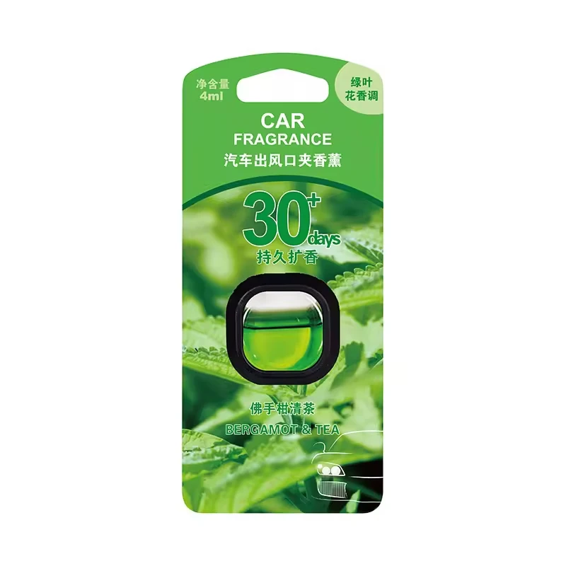 Hot Sell Long Lasting up to 30 Days Car Air Freshener Vent Perfume with Vent Clip 50pcs