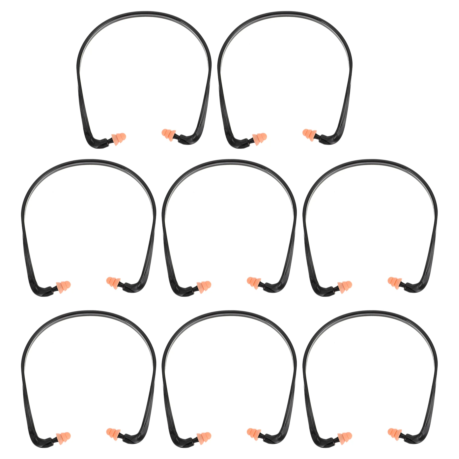 

8 шт., силиконовые затычки для ушей с шумоподавлением