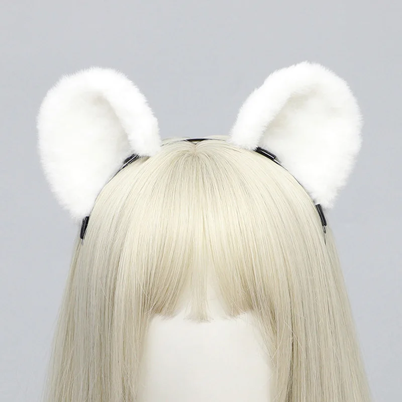 Archi Handwork Chiikawa Usagi Furry Headband Tail Bunny Ears