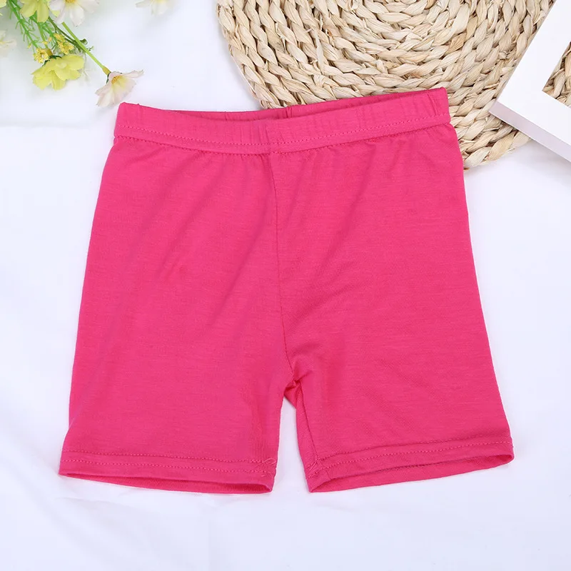 New Candy Color Girls Safety Shorts Pants Underwear Leggings Girls Boxer Briefs Short Beach Pants For Children 3-13 Years Old