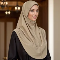 Maillot islamique musulman Modal Hijab écharpe instantanée Hijabs foulards pour femmes longues foulards tête enveloppement châle Bonnet Hijabe Femme 1