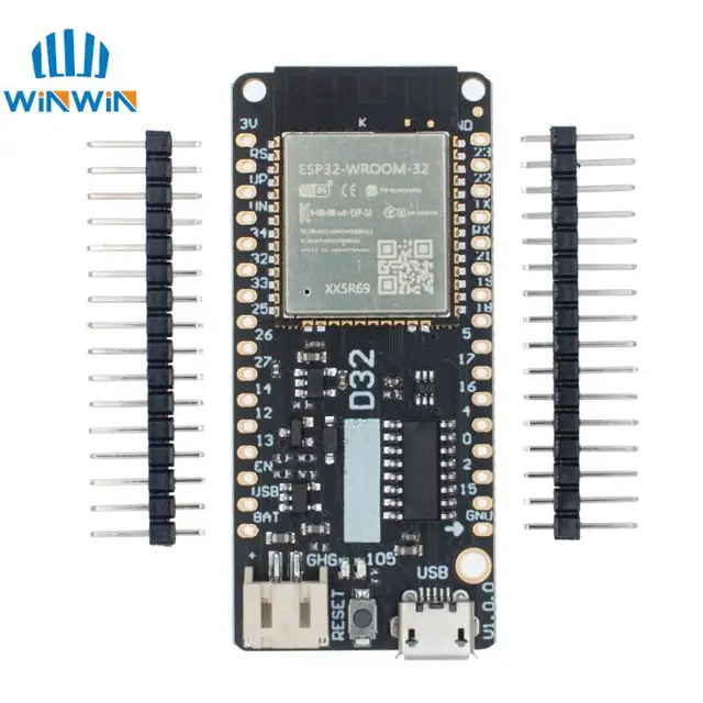 LOLIN D32 V1.0.0 - wifi+bluetooth board based ESP-32 esp32 ESP-WROOM-32 4MB FLASH Arduino MicroPython Compatible