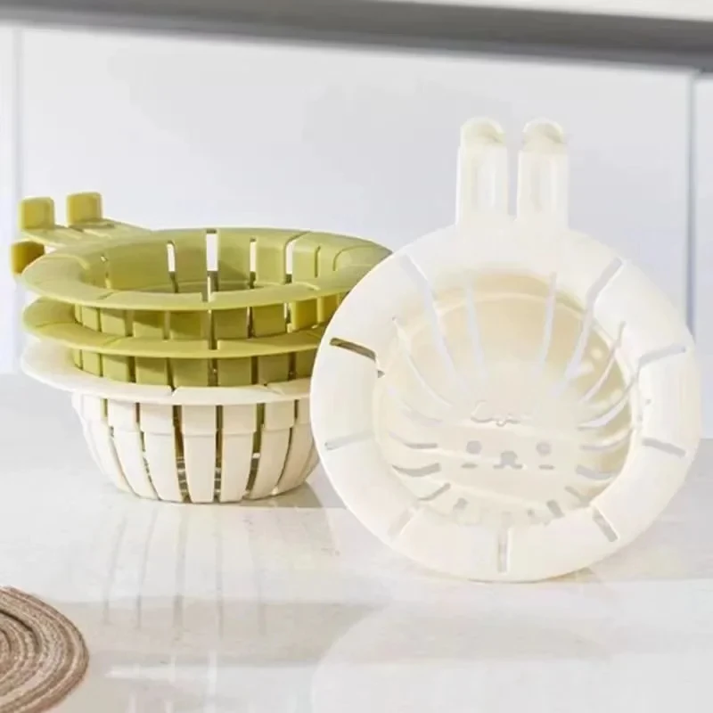 1-20PCS Rabbit Drainage Basket Kitchen Household Sink Filter Dishwashing Anti-clogging Anti-clogging Floor Drain Strainer Basket