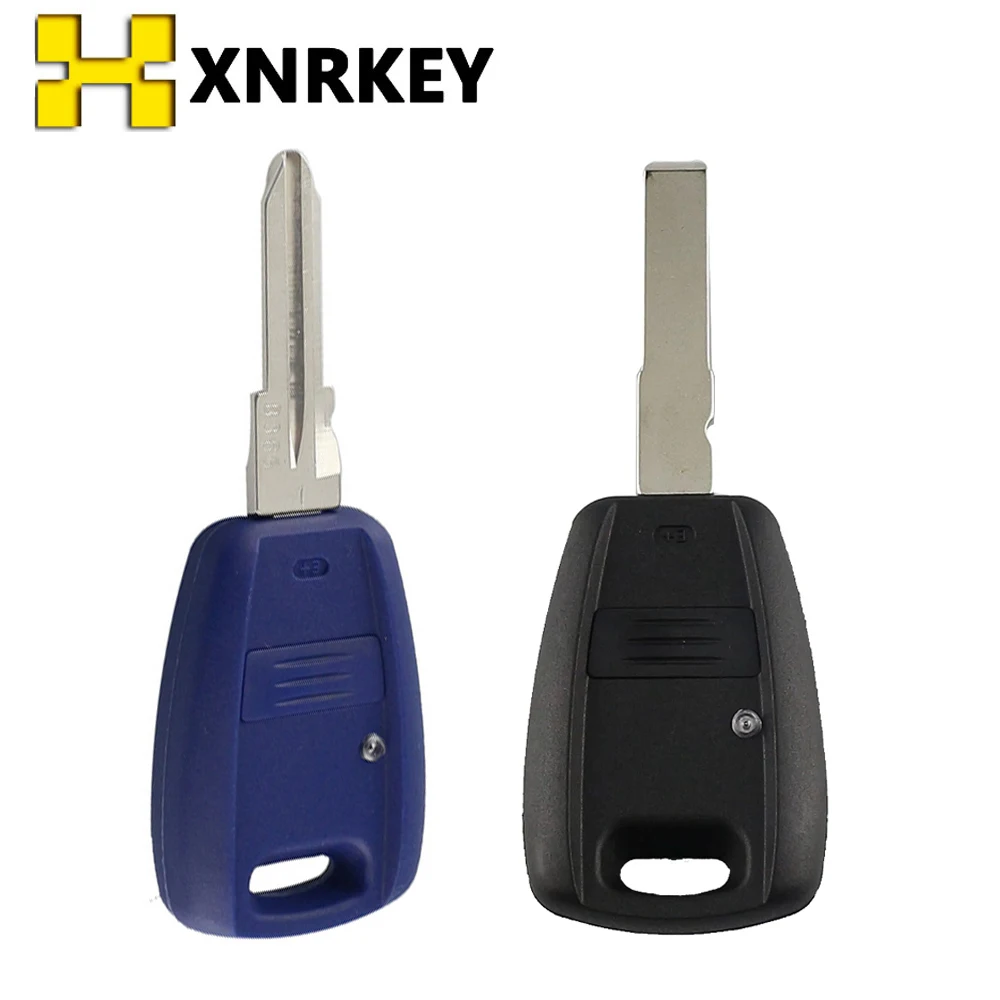 

XNRKEY сине-черный чехол для автомобильного ключа для Fiat Punto Doblo Bravo Palio Stilo с декором SIP22/GT15R