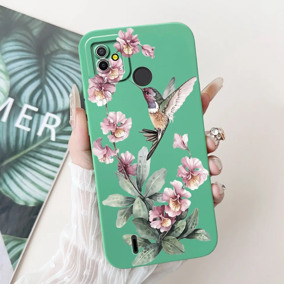 Silicone Cute Fashion Butterfly Flower Love Painted Phone Case