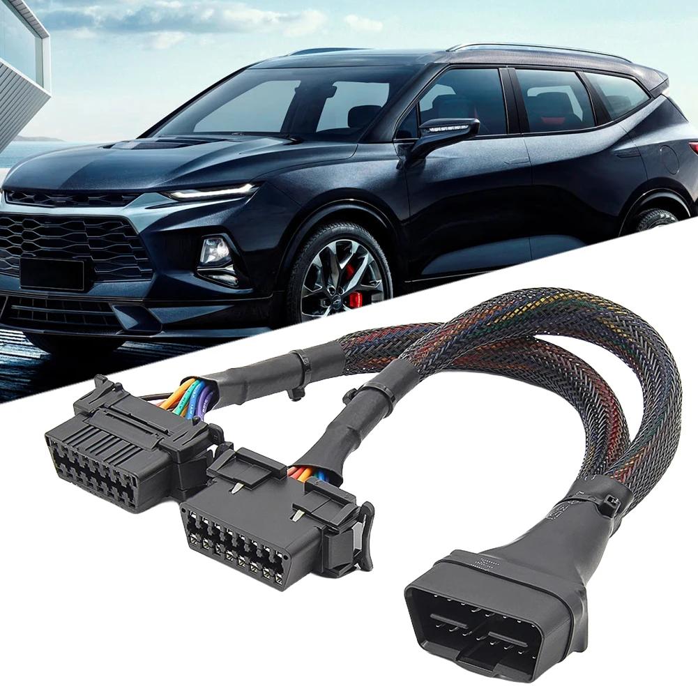OBD2 - ͽټ ̺, 12-24V ڵ ڵ   ĳ, 1 in 2 ȯ OBD2   