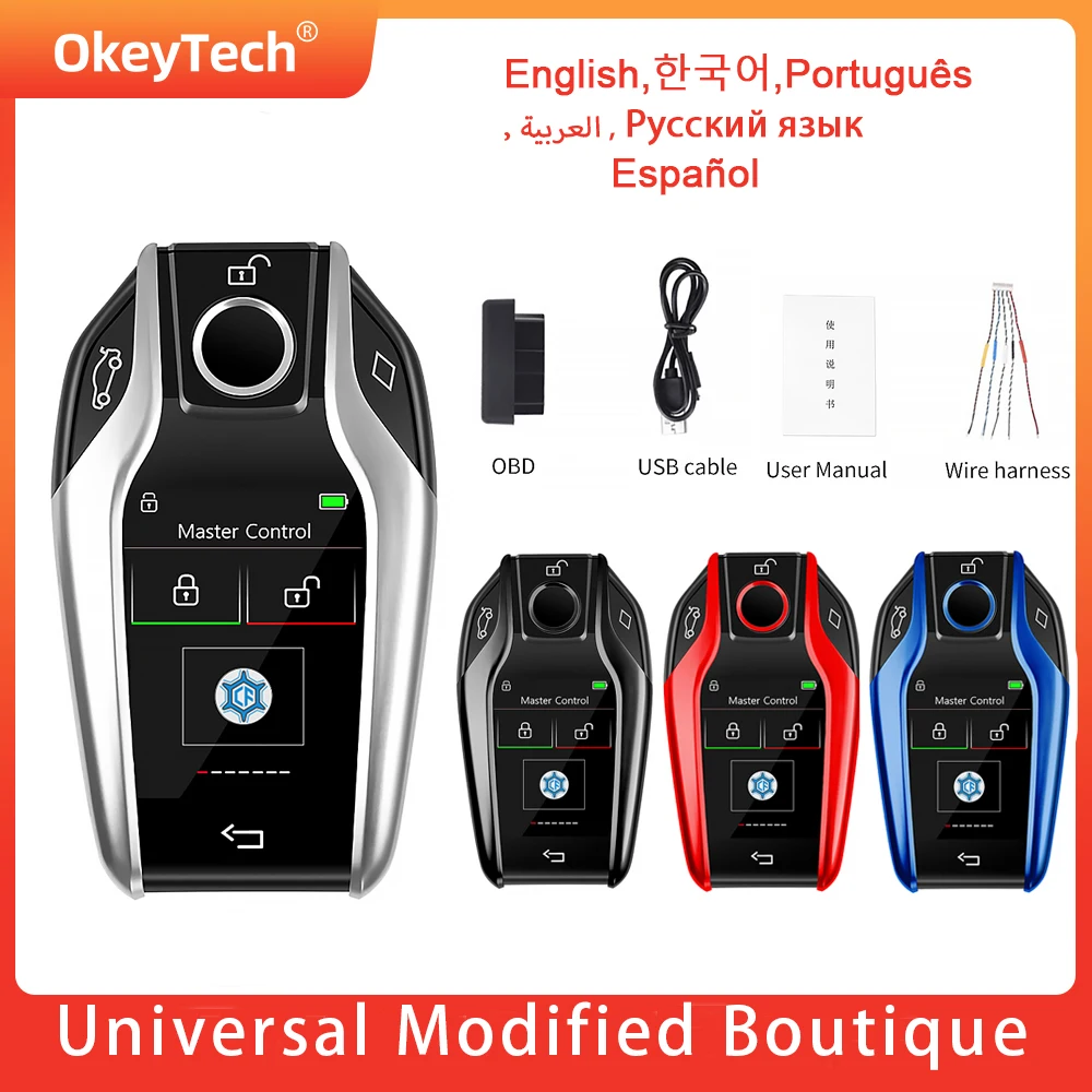 Cf618 Universal Modified Boutique Smart Remote Key Lcd Screen Keyless