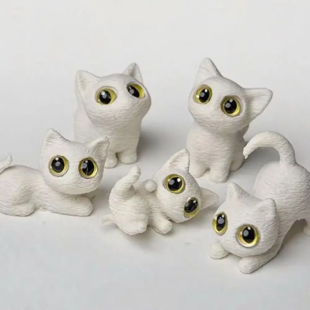 PLA Halloween Cat Anime Figure Model Ornament 3D Printed Cats Figurines Toys Funny Doll Collectible