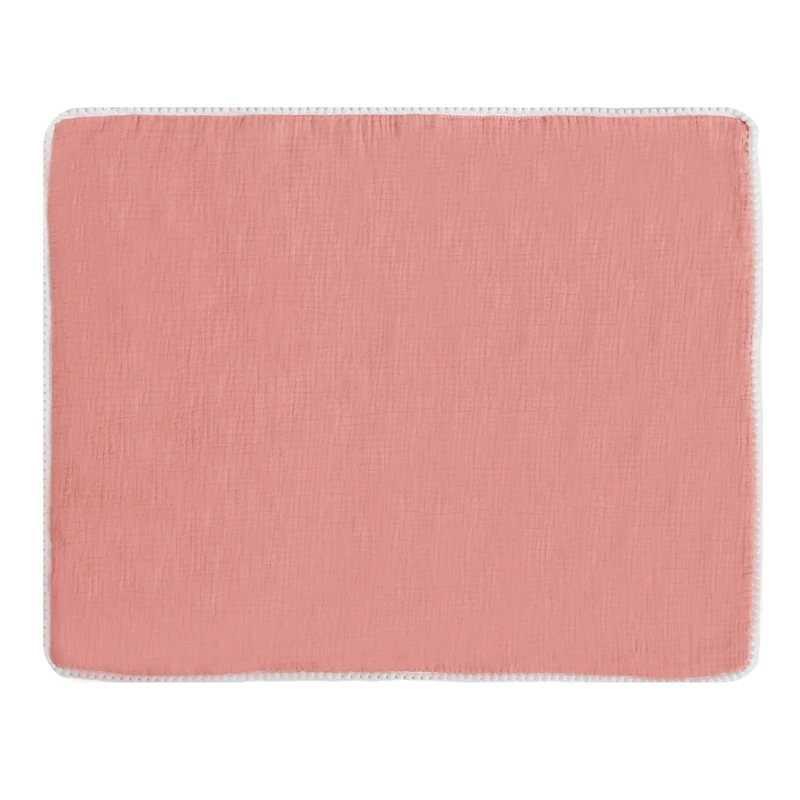 

Хлопковое детское одеяло с кисточками и декором по краям, одеяло для приема, больничная упаковочная ткань