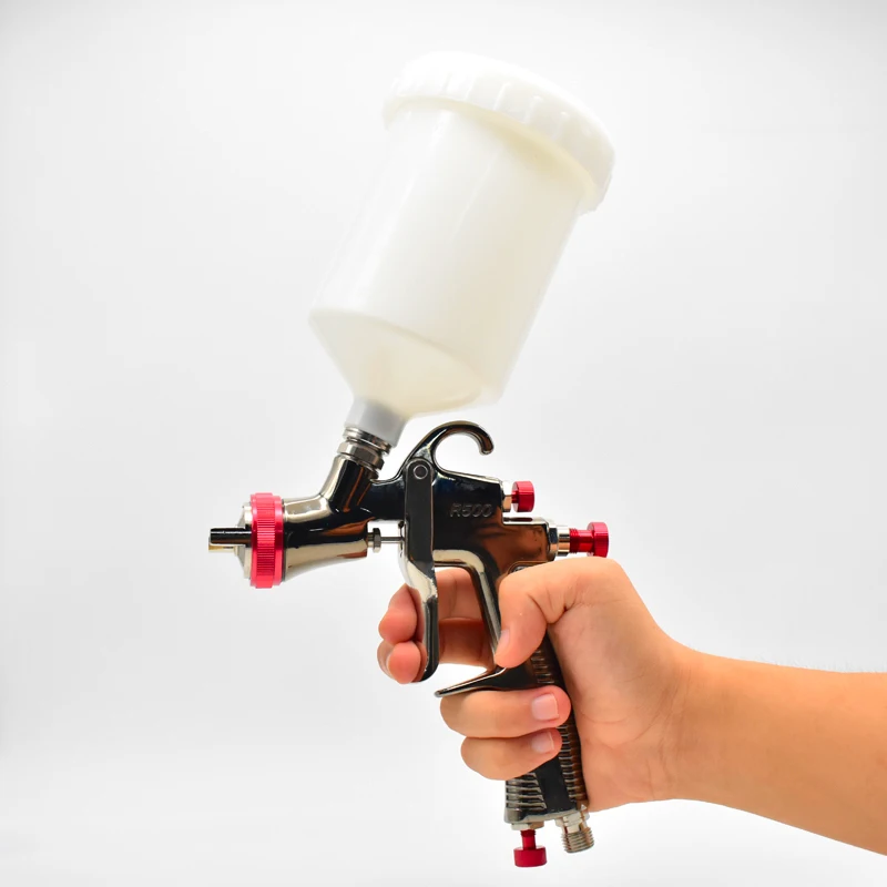 R500 Spray Gun LVLP Gravity Feed Car Painting Gun 1.3mm nozzle 600cc Paint Spray Gun home car truck spray gun 4