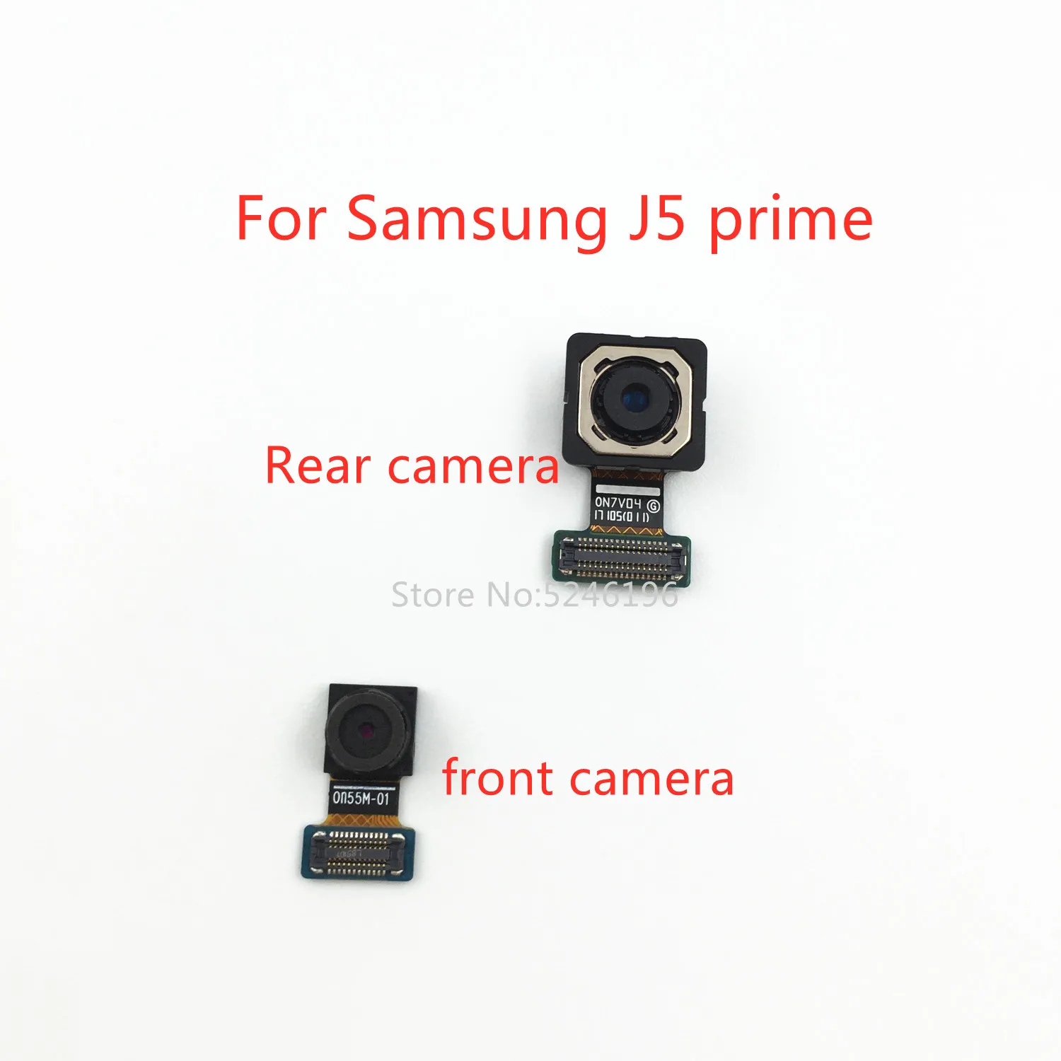 

1pcs Back Main Rear Camera front camera Module Flex Cable For Samsung Galaxy J5 prime J5prime 2016 G570 G570F Original Replace