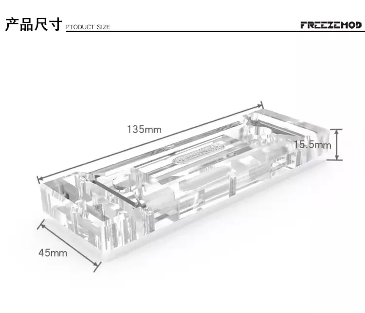 memória freezemod apoio bloco de resfriamento de água ram armadura compatível com navio pirata pente mod watercooler suporte rgb pc líquido