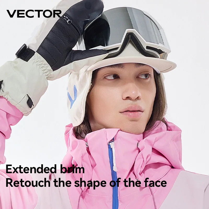 VECTOR Eskimo Children's Lamb Fleece Ear Protection Hat Is Cold Resistant Warm Soft and Skin Friendly with A Three-dimensional
