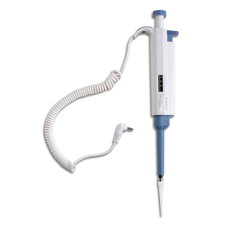 

Hot Sale Laboratory Single Channel Micro Pipette with Switch or Wire Used With Medical Laboratory Equipment