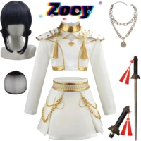 KPop Demon Hunter Kids Clothes Halloween Cosplay Pop Singer Zoey Same Style Girls Outfits Carnival Party Children's Clothing