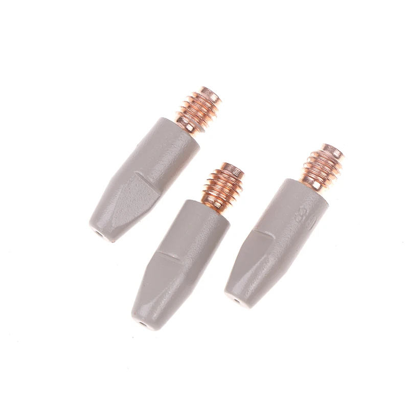 Pack of 5, 24KD New Coating Contact Nozzles, 0.8/1.0/1.2mm, MIG Torch Tools